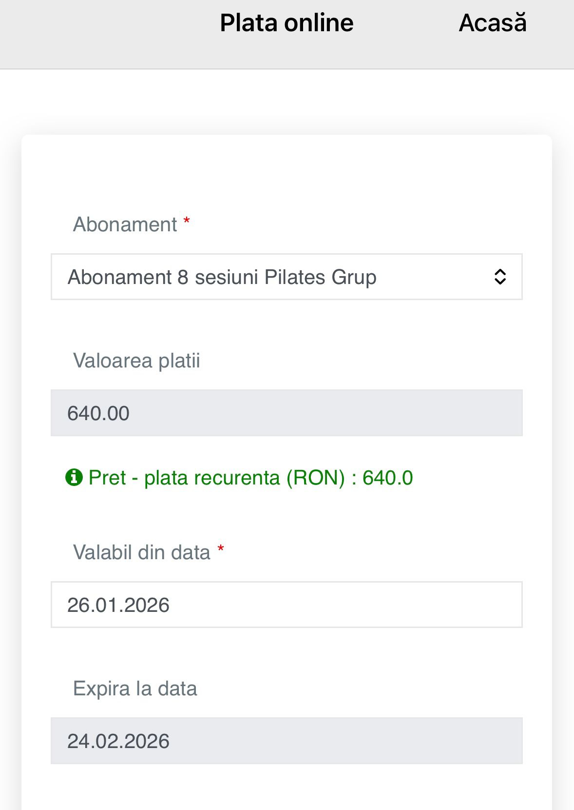 Alege abonamentul!